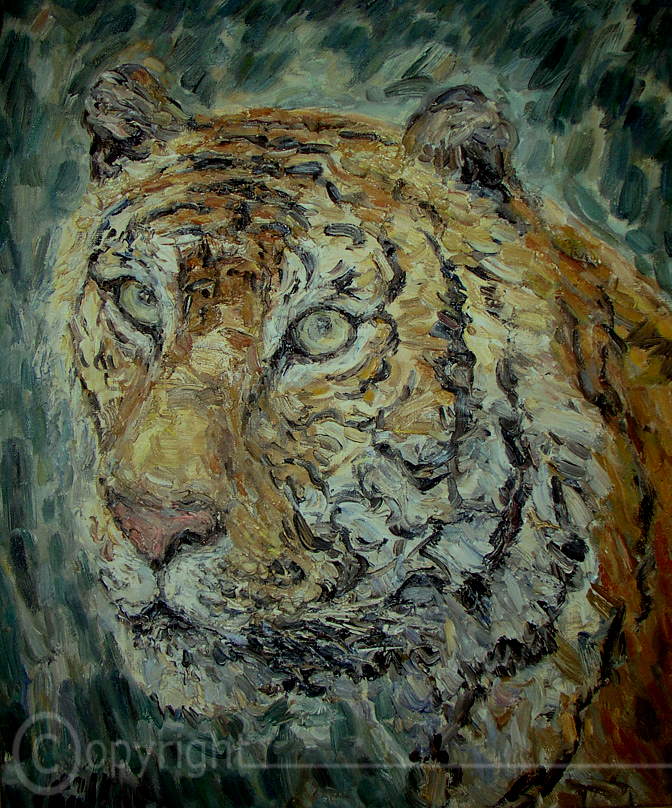 Tigerportrait 1987