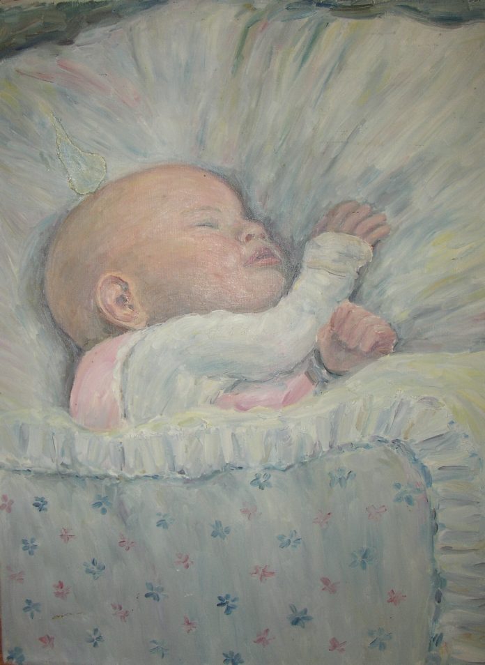 Sylvia als Baby in Heidelberg
1950